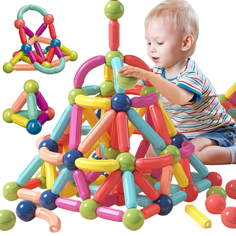 Magicsnap Builders – Magnetic Building Toy Set For Kids – Creative Construction And Learning Fun