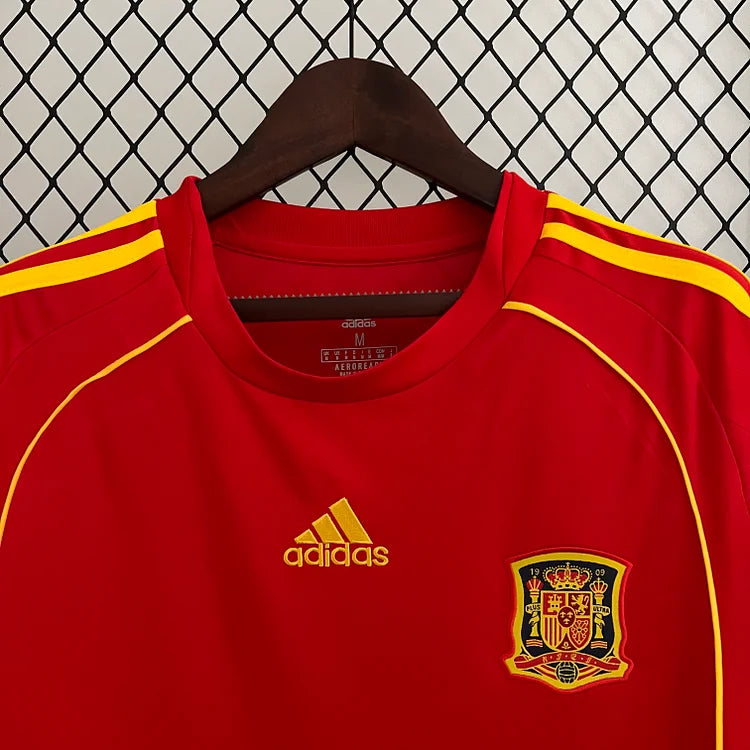 2008 Spain Euro Retro Home Shirt
