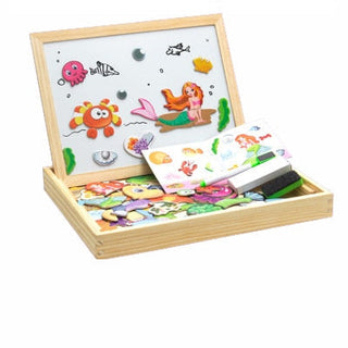 Artmagnet Board – Montessori Wooden Magnetic Drawing Board For Kids – Creativity & Learning