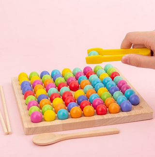 Kreativperlen – Montessori Holzperlenset für Feinmotorik &amp; Kreativität