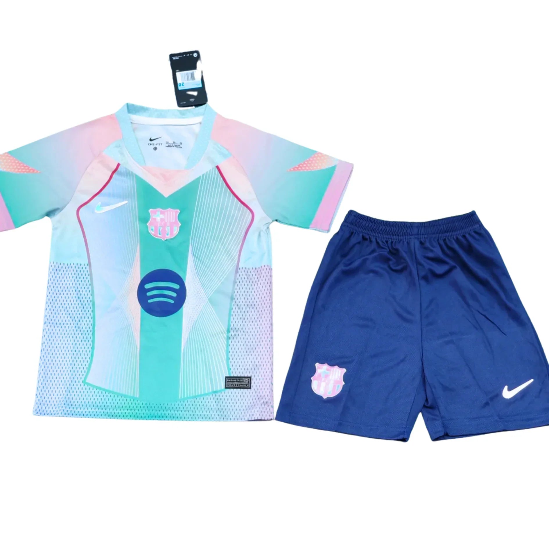 25/26 FC Barcelona Kids Jersey - Dreamwave Edition