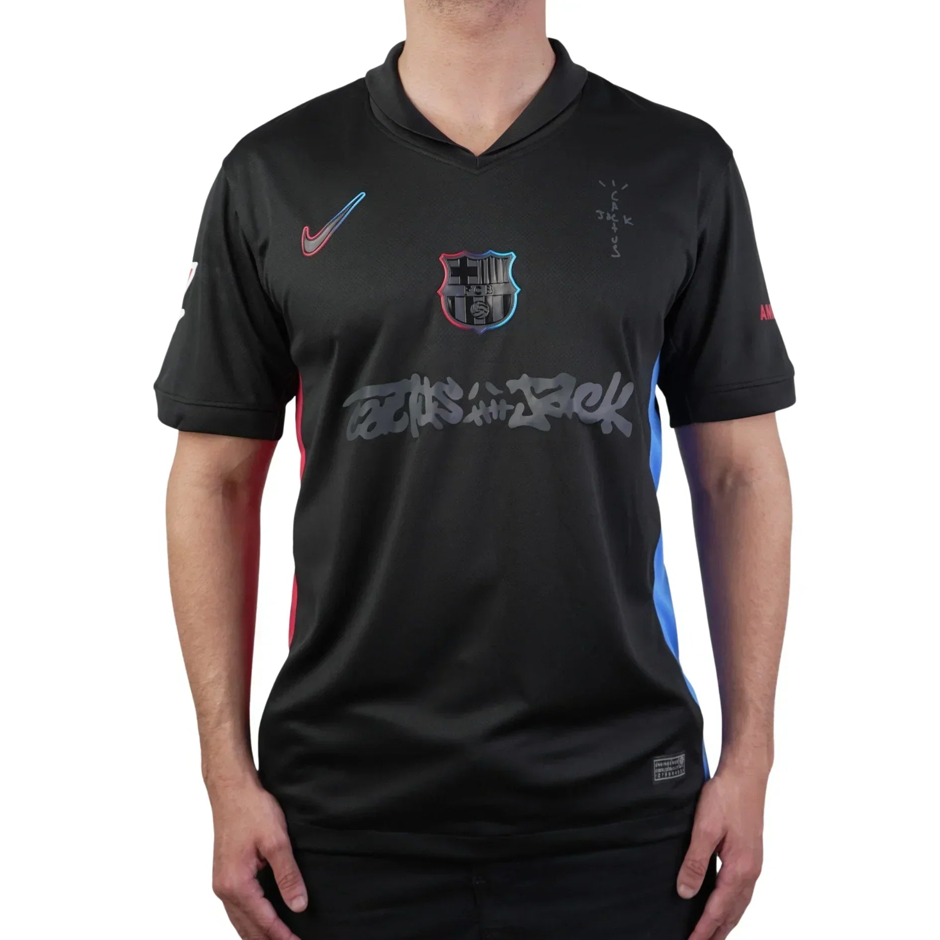 2025 FC Barcelona x Travis Scott Jersey - El Clasico Away