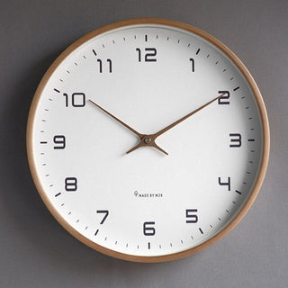 Wooden Wall Clock – Silent Scandinavian Design for Peaceful Homes