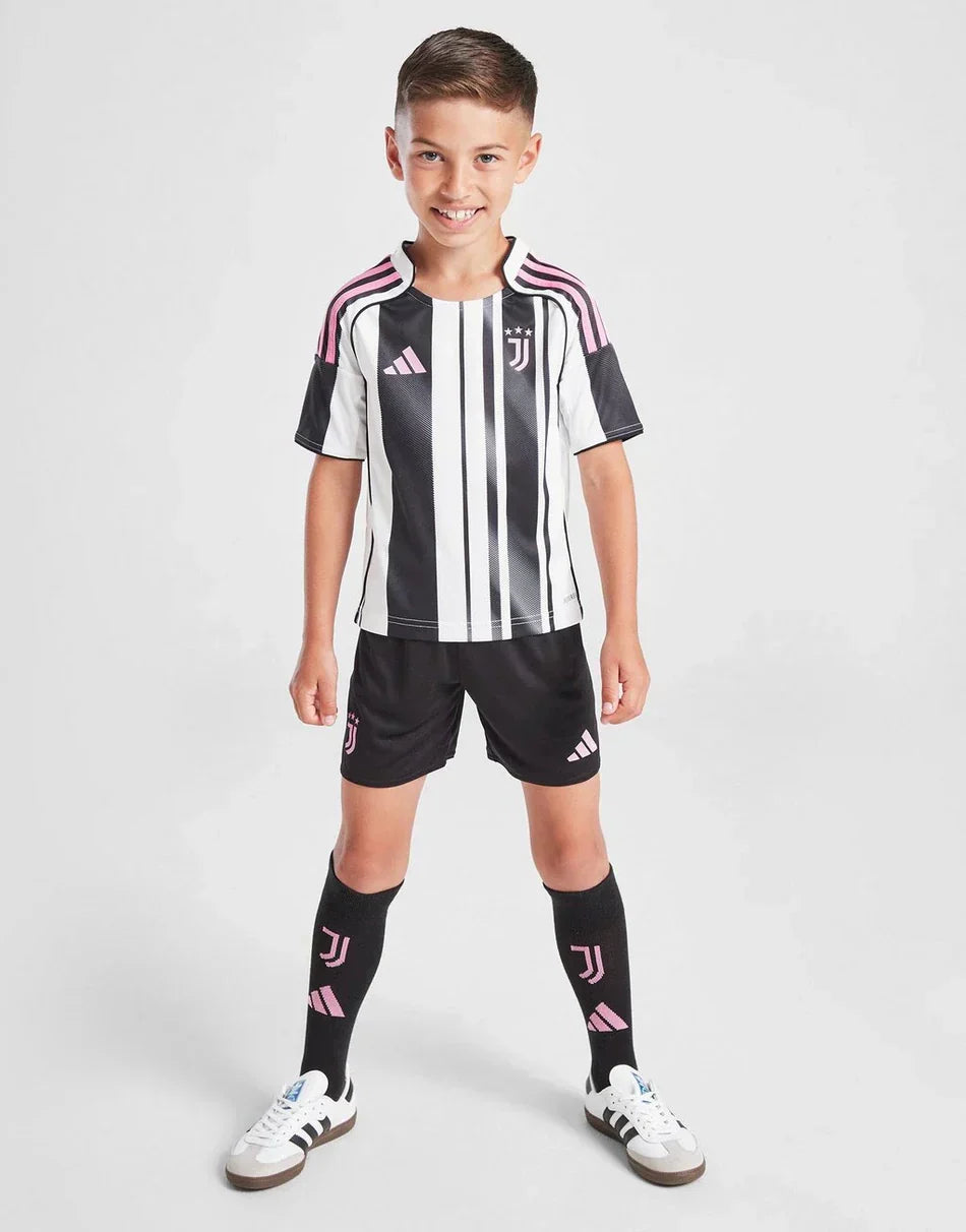 25/26 Juventus Kids Jersey - Home - No Sponsor