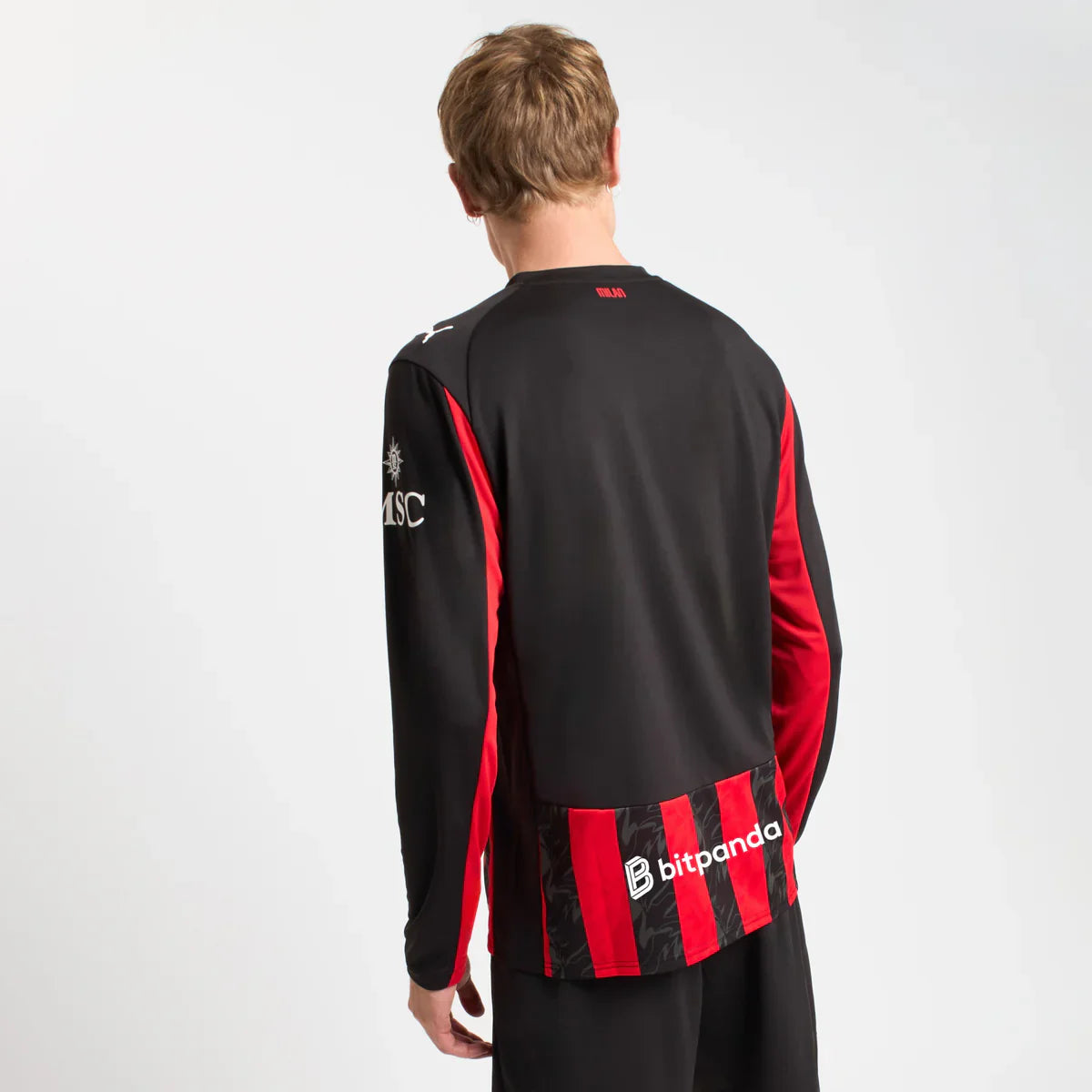 25/26 AC Milan Jersey - Home - Long Sleeve