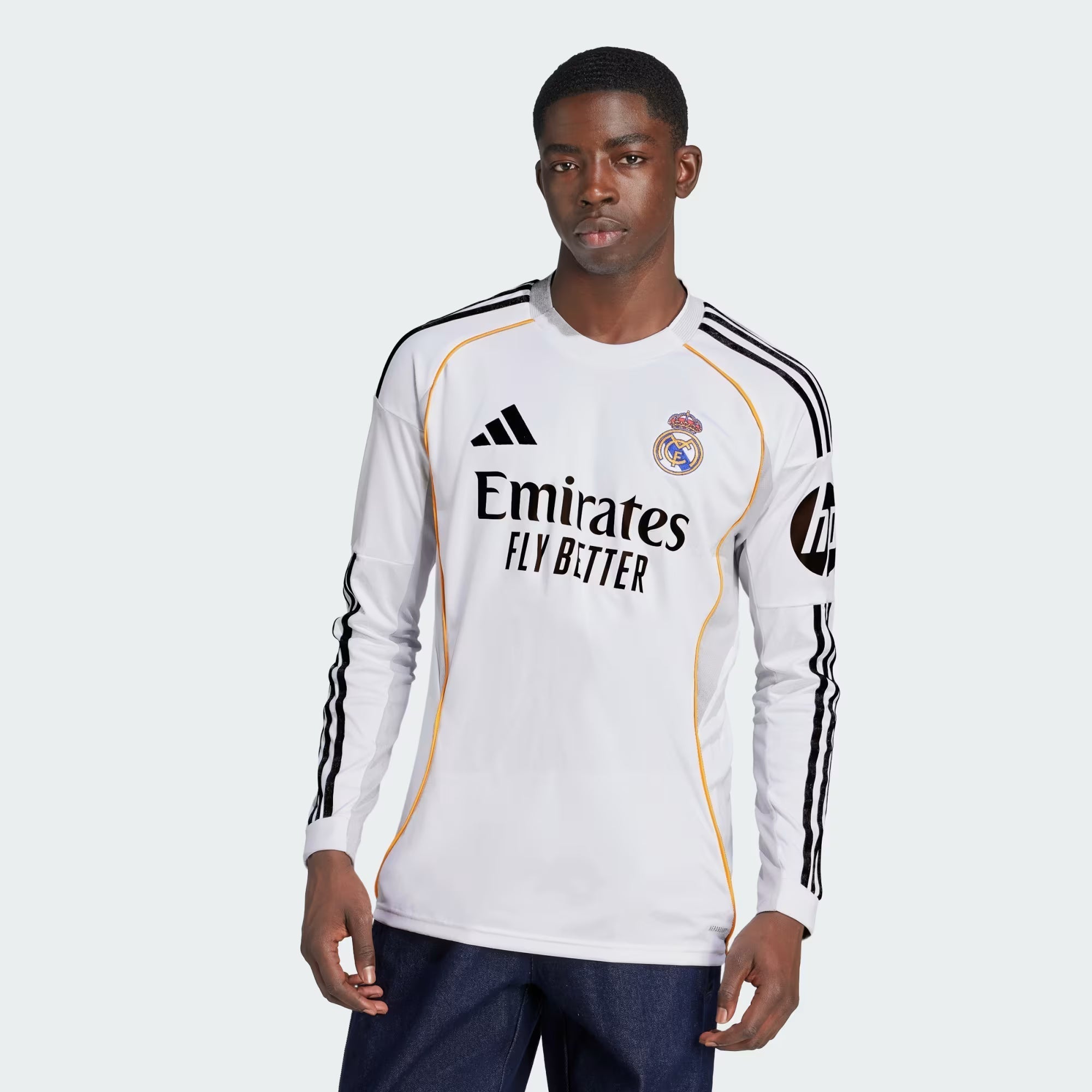 2025/26 Real Madrid Jersey - Home - Long Sleeve