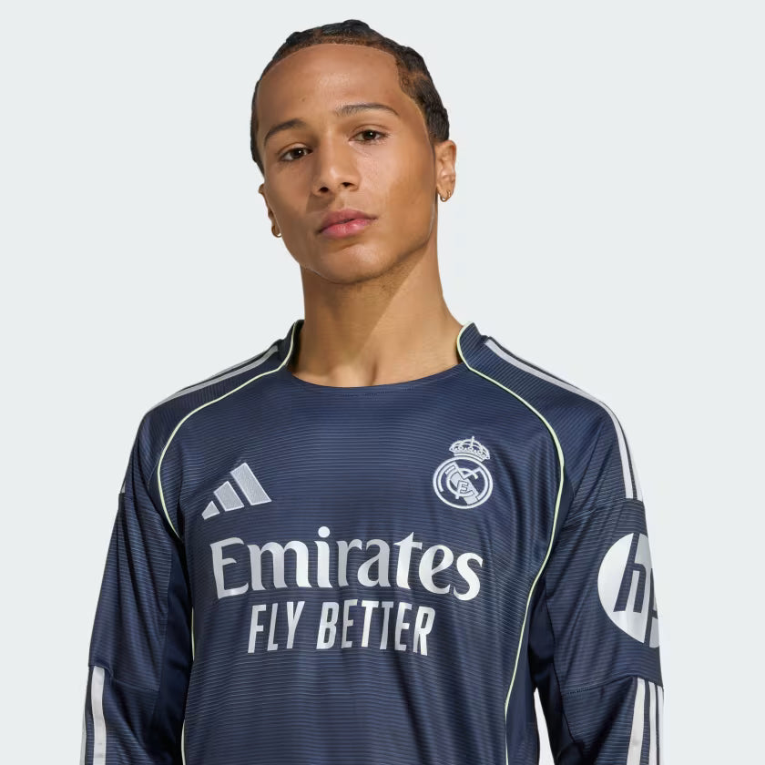 2025/26 Real Madrid Jersey - Away - Long Sleeve