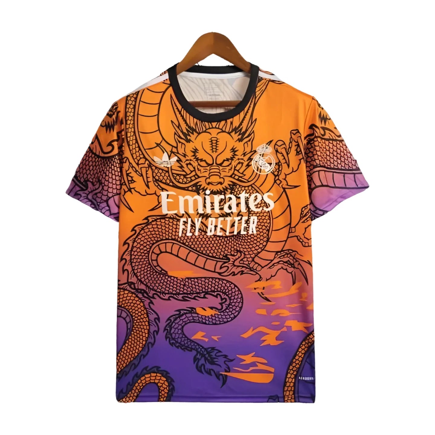 2024-2025 Real Madrid Dragon Special Edition Shirt - Orange