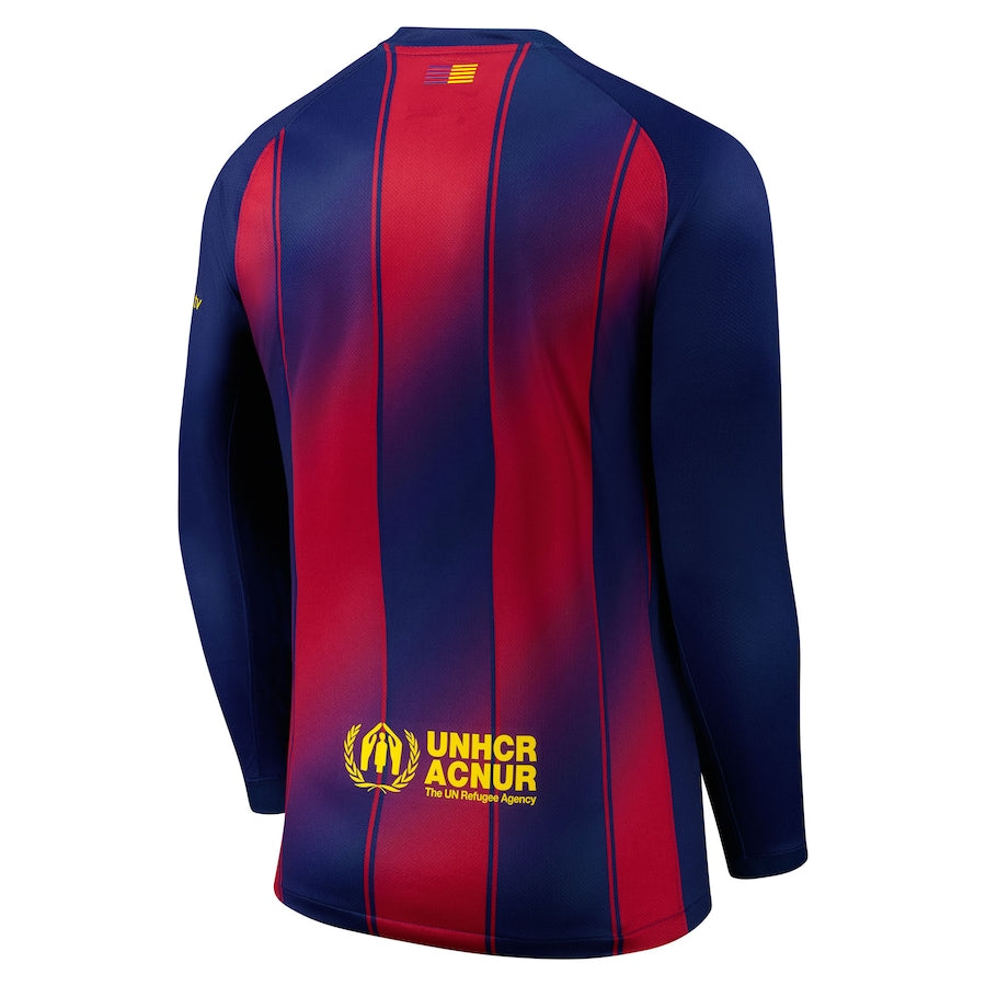 2025/26 FC Barcelona Jersey - Home - Long Sleeve