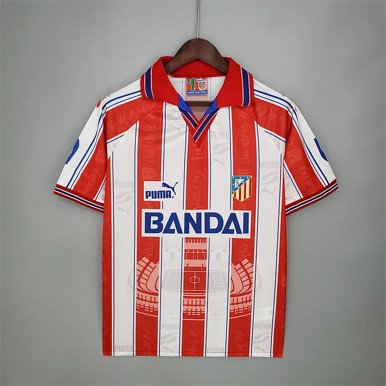 1996-1997 Athletico Madrid Retro Home Shirt