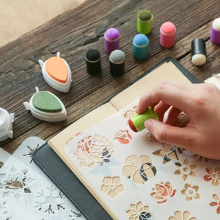Finger Species – Kreatives Fingerfarben-Set mit Stempeln &amp; Schablonen
