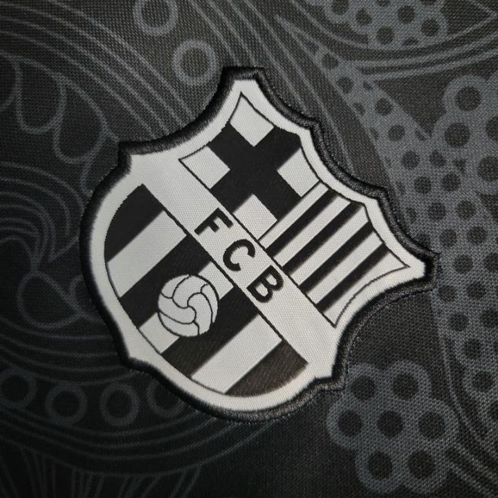 24/25 Noir Fleur FC Barcelona Jersey - Black Rose Edition