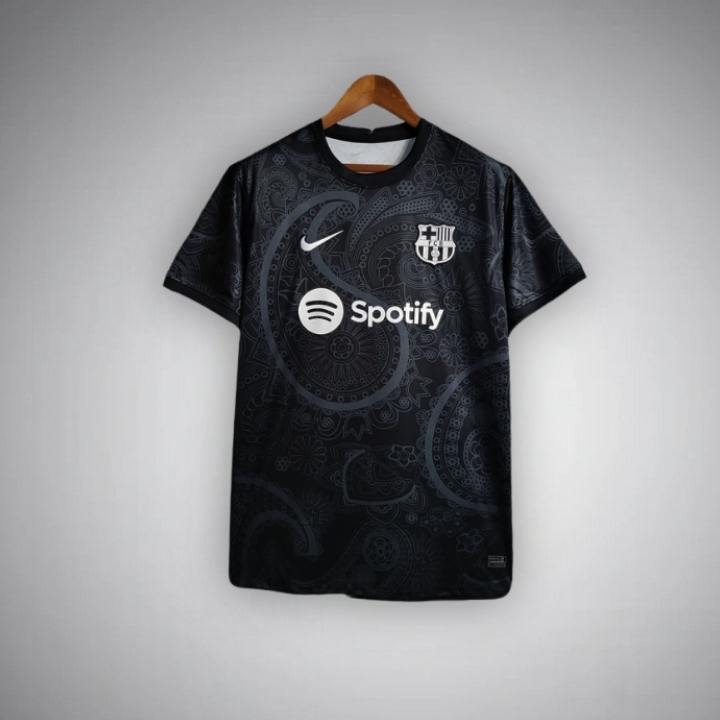 24/25 Noir Fleur FC Barcelona Jersey - Black Rose Edition