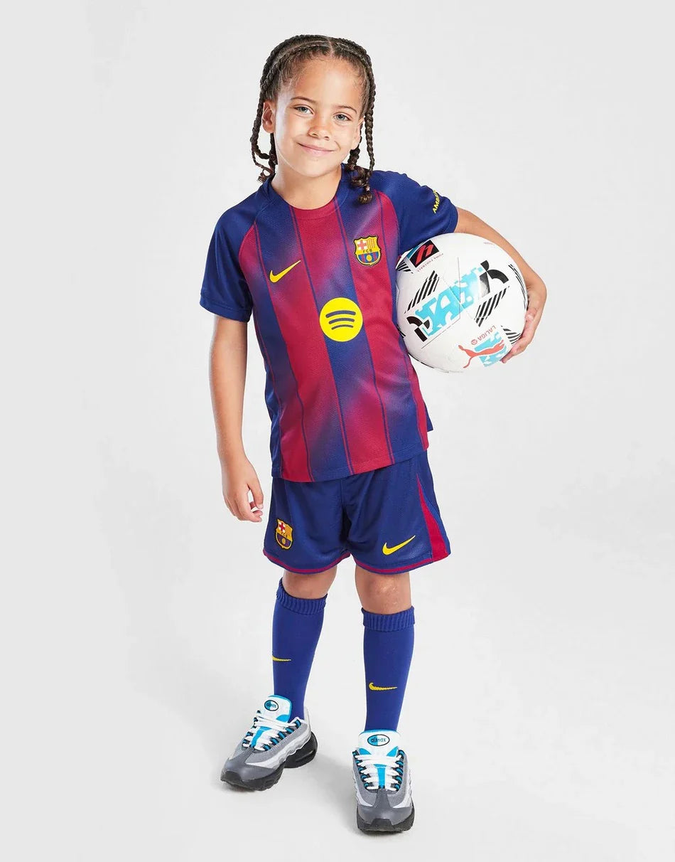 25/26 FC Barcelona Kids Jersey - Home