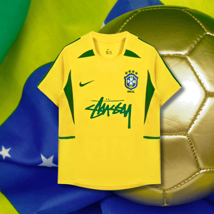 2002 Brazil Stussy Jersey - Home
