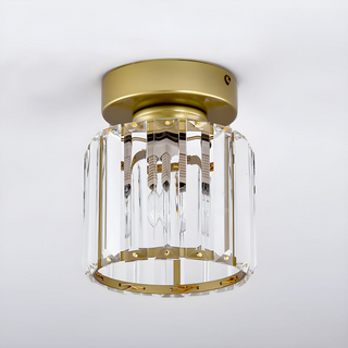 Minimalist Black Flush Mount Ceiling Light for Hallways & Small Spaces