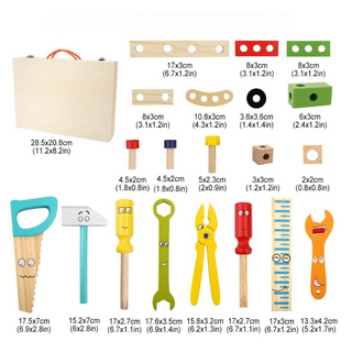 Buildaroo – Wooden Construction Set For Creative Building And Learning Fun