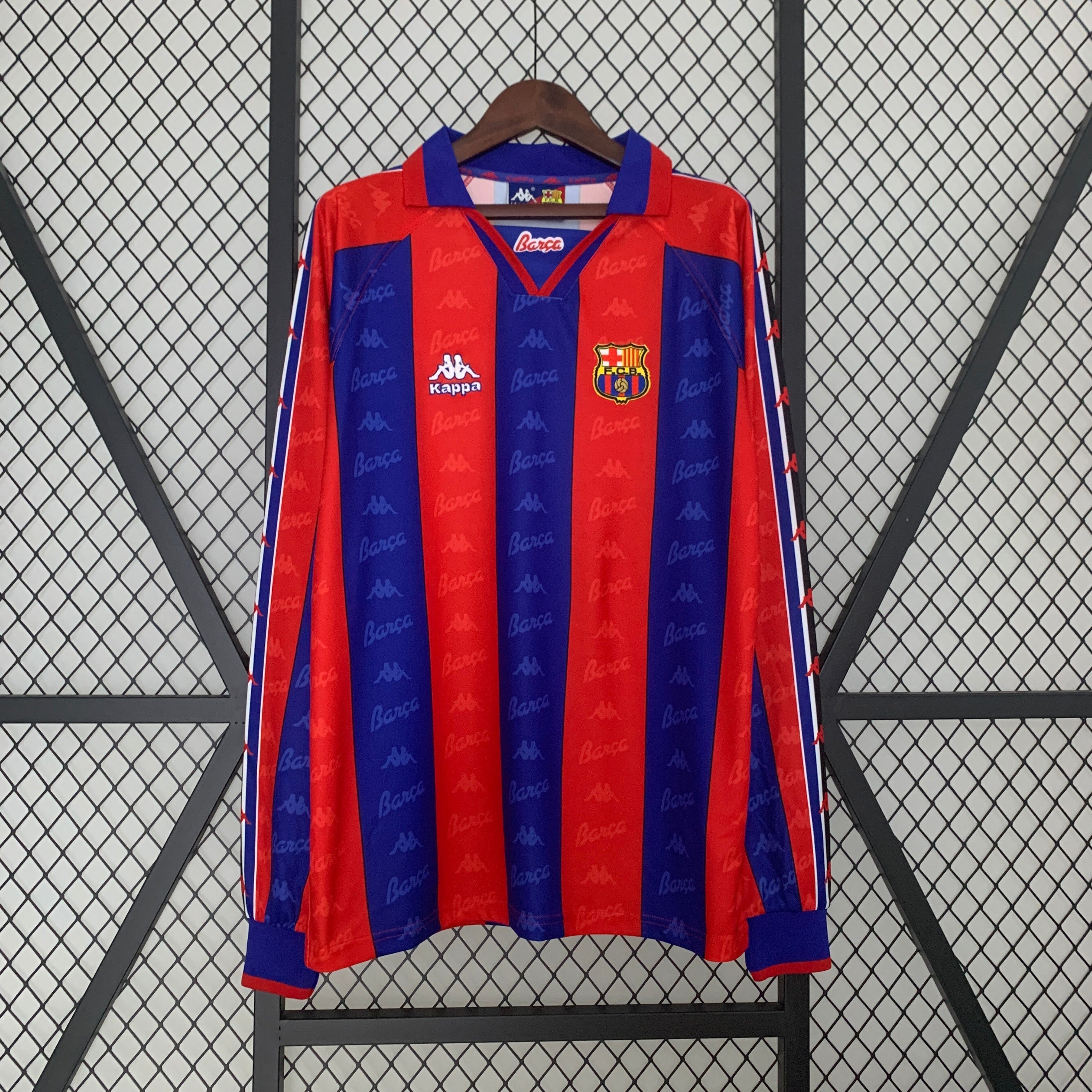 1996/1997 Barcelona Home Long Sleeve Jersey