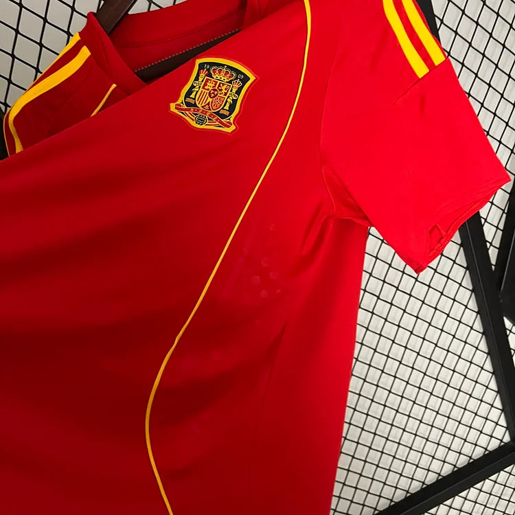 2008 Spain Euro Retro Home Shirt