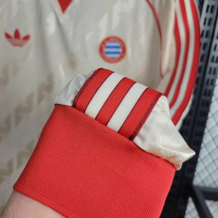 2024-2025 Bayern Munich Originals Long Sleeve Special Shirt - Beige