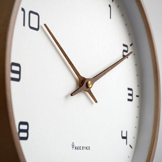Wooden Wall Clock – Silent Scandinavian Design for Peaceful Homes