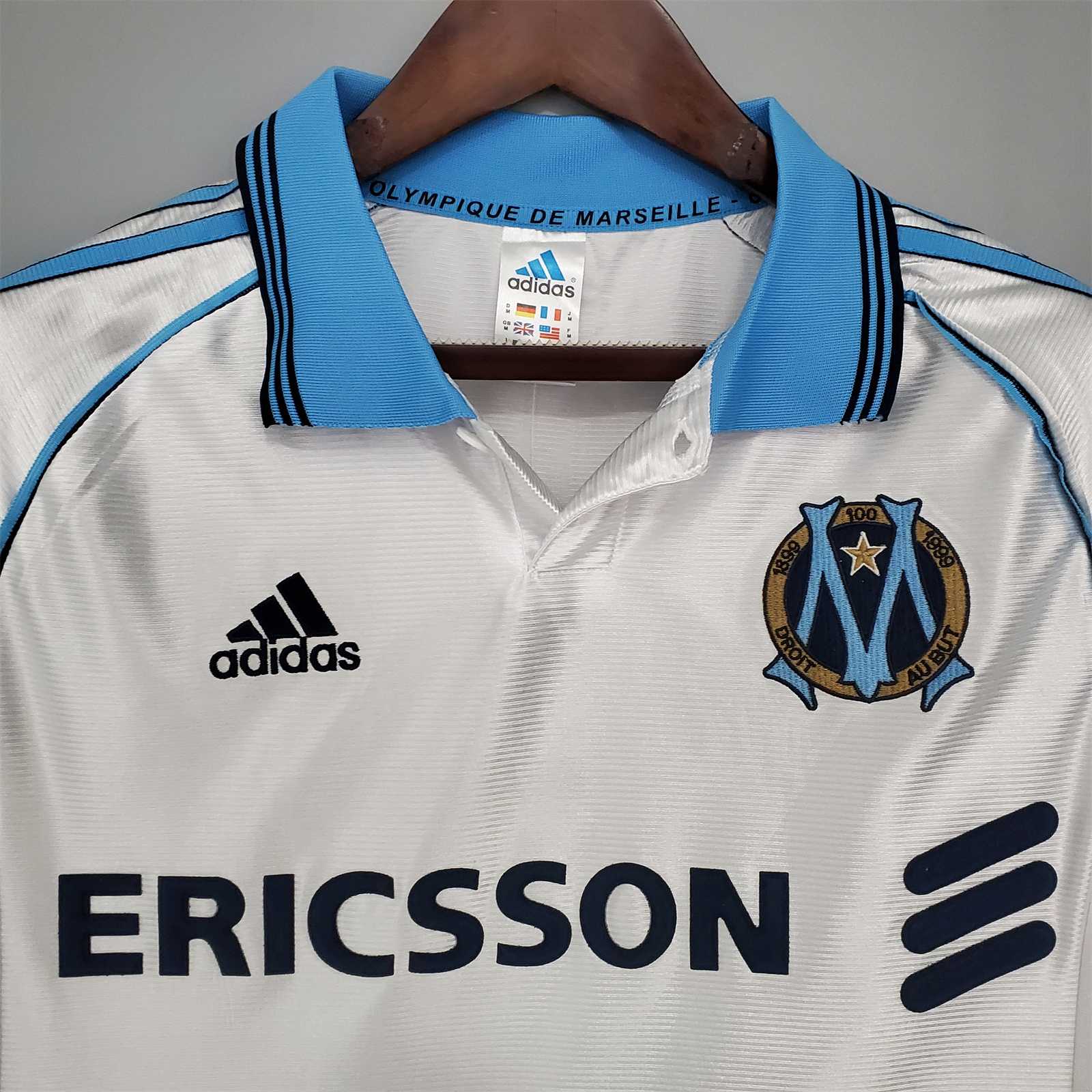 1998-1999 Olympique Marseille Home Retro Shirt