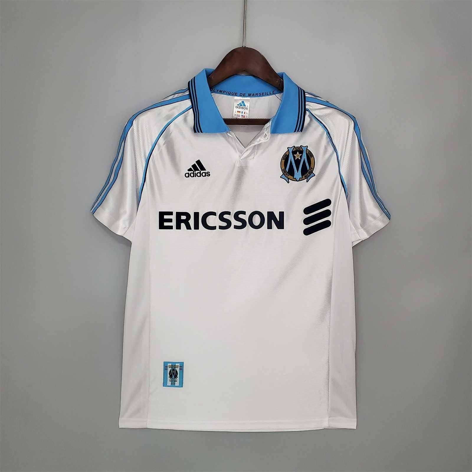 1998-1999 Olympique Marseille Home Retro Shirt