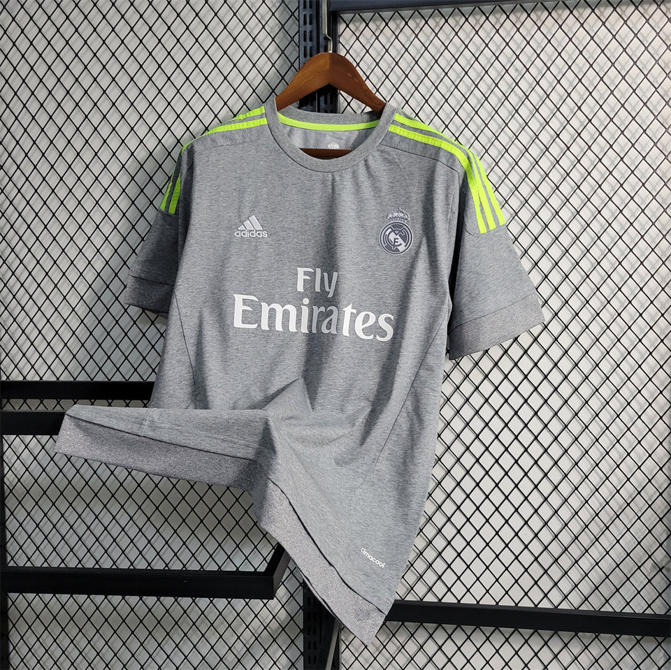 2015-2016 Real Madrid Away Gray Shirt