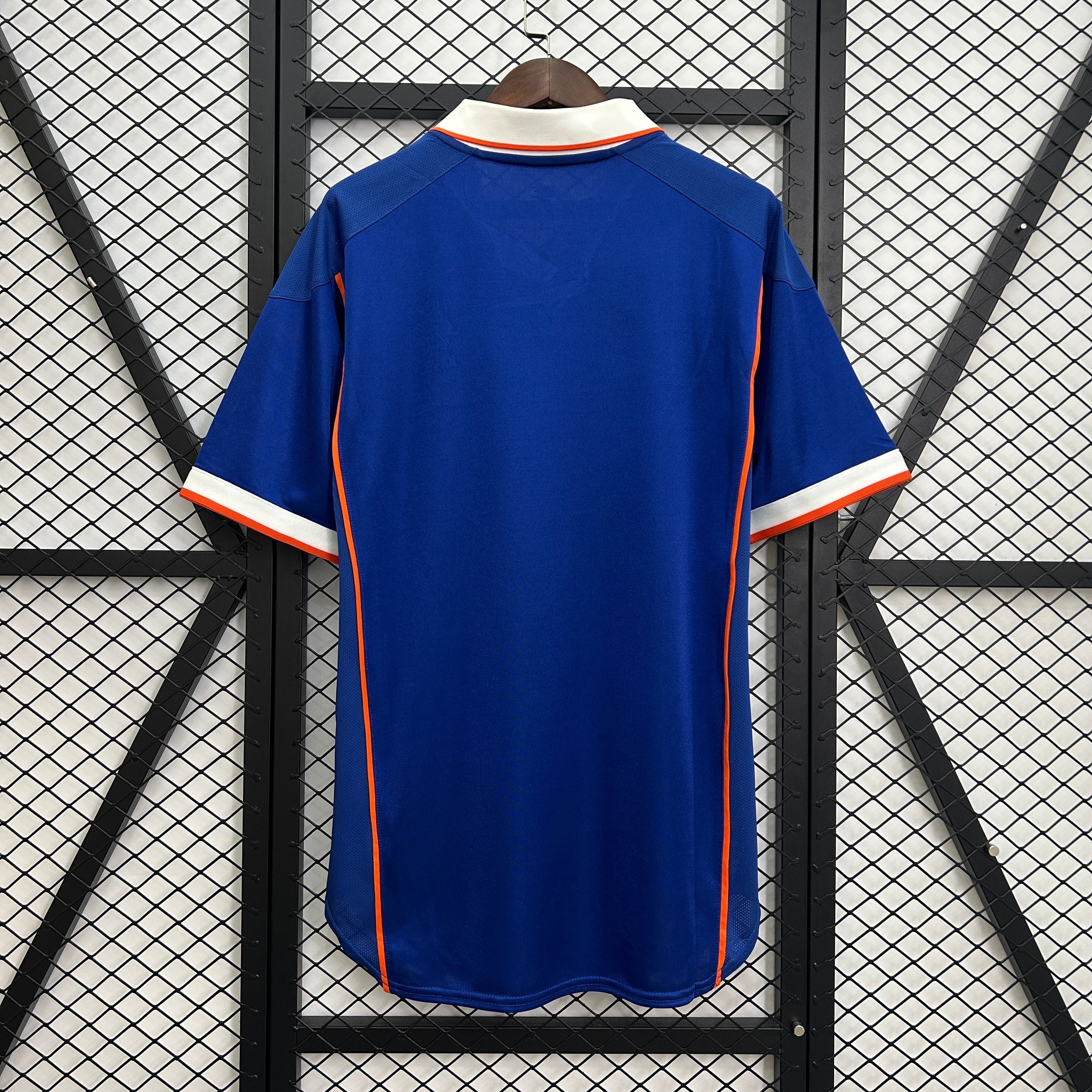 1998 Netherlands Retro Jersey - Away - Blue