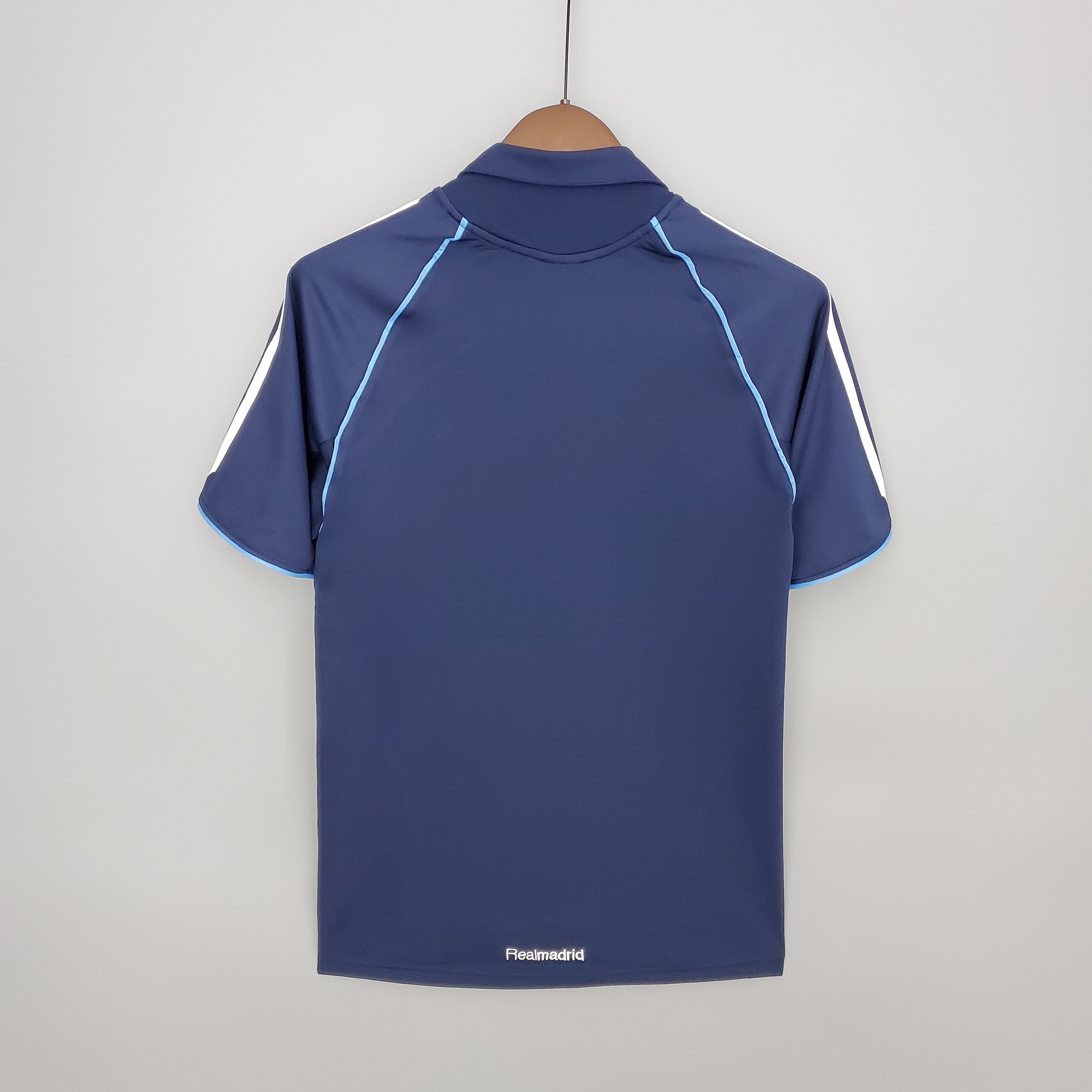2005-2006 Real Madrid Away Blue Retro Shirt