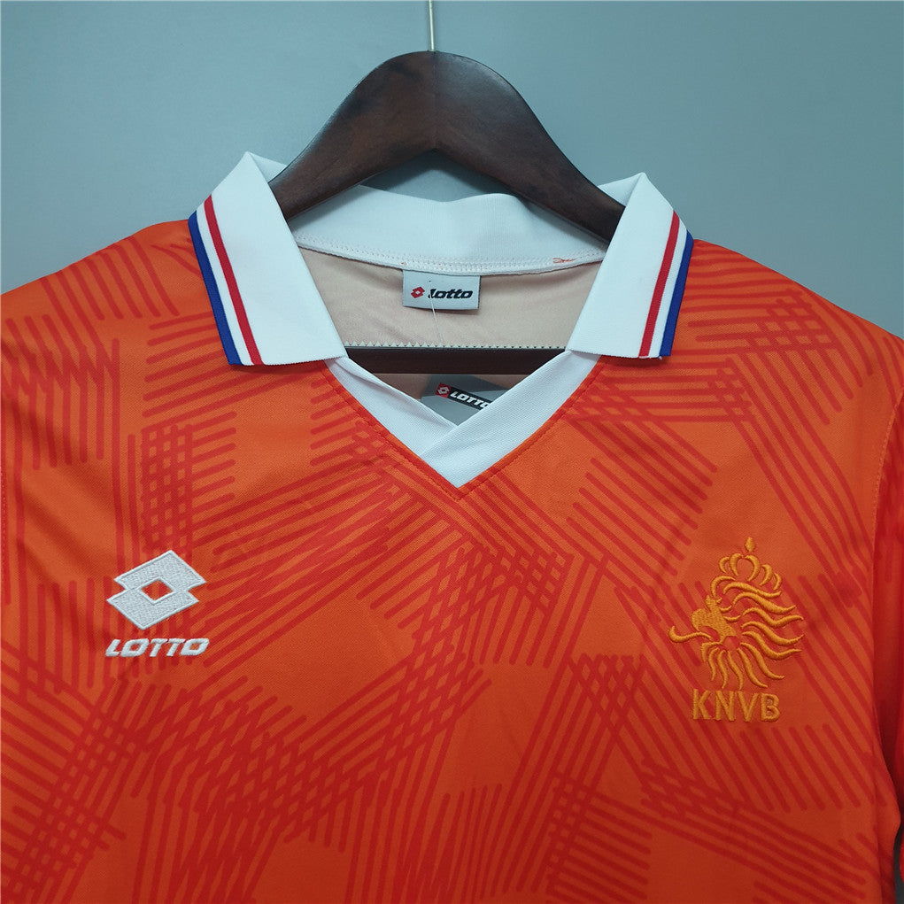 1991 Netherlands Retro Jersey - Home
