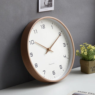 Wooden Wall Clock – Silent Scandinavian Design for Peaceful Homes