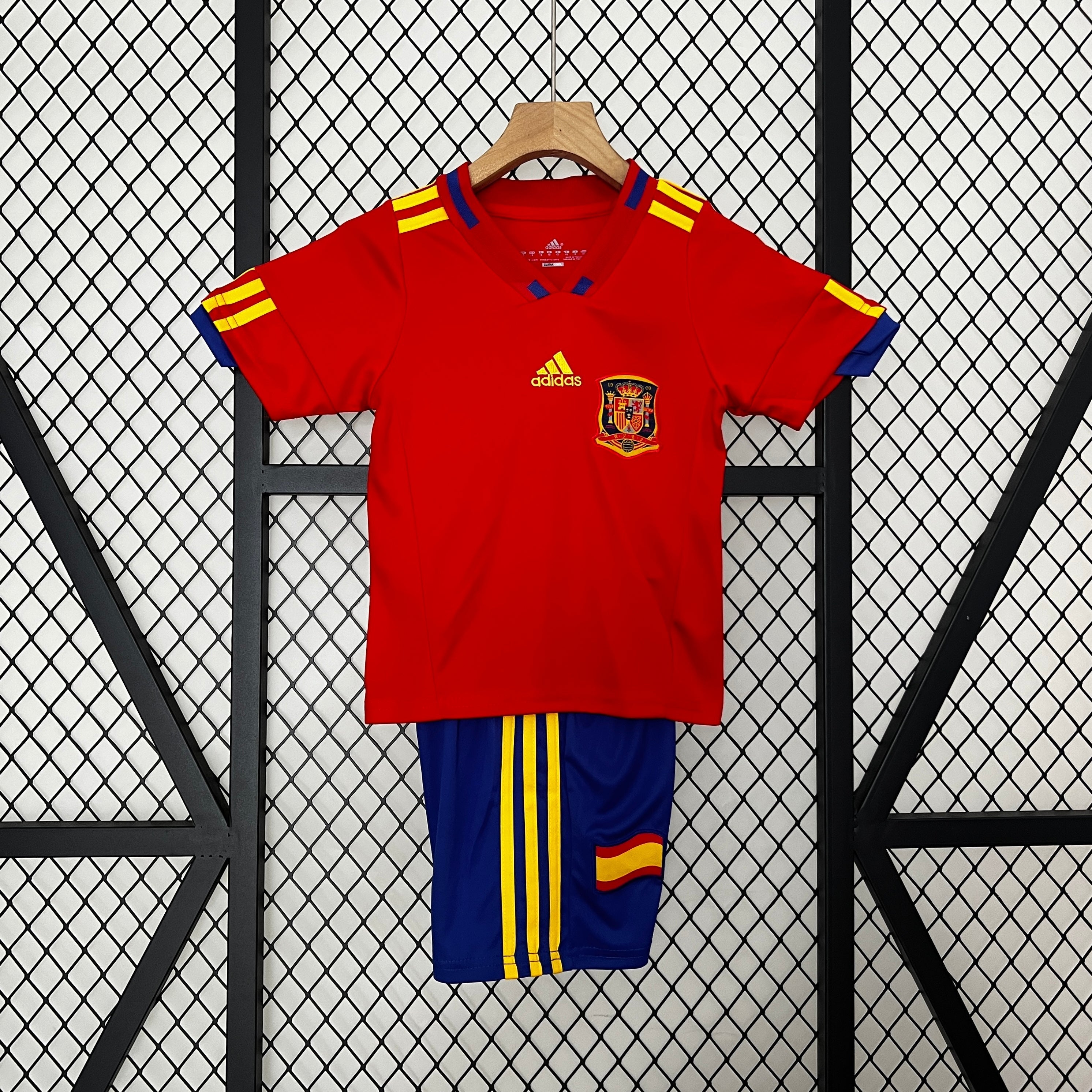 2010 Spain Kids Home Jersey