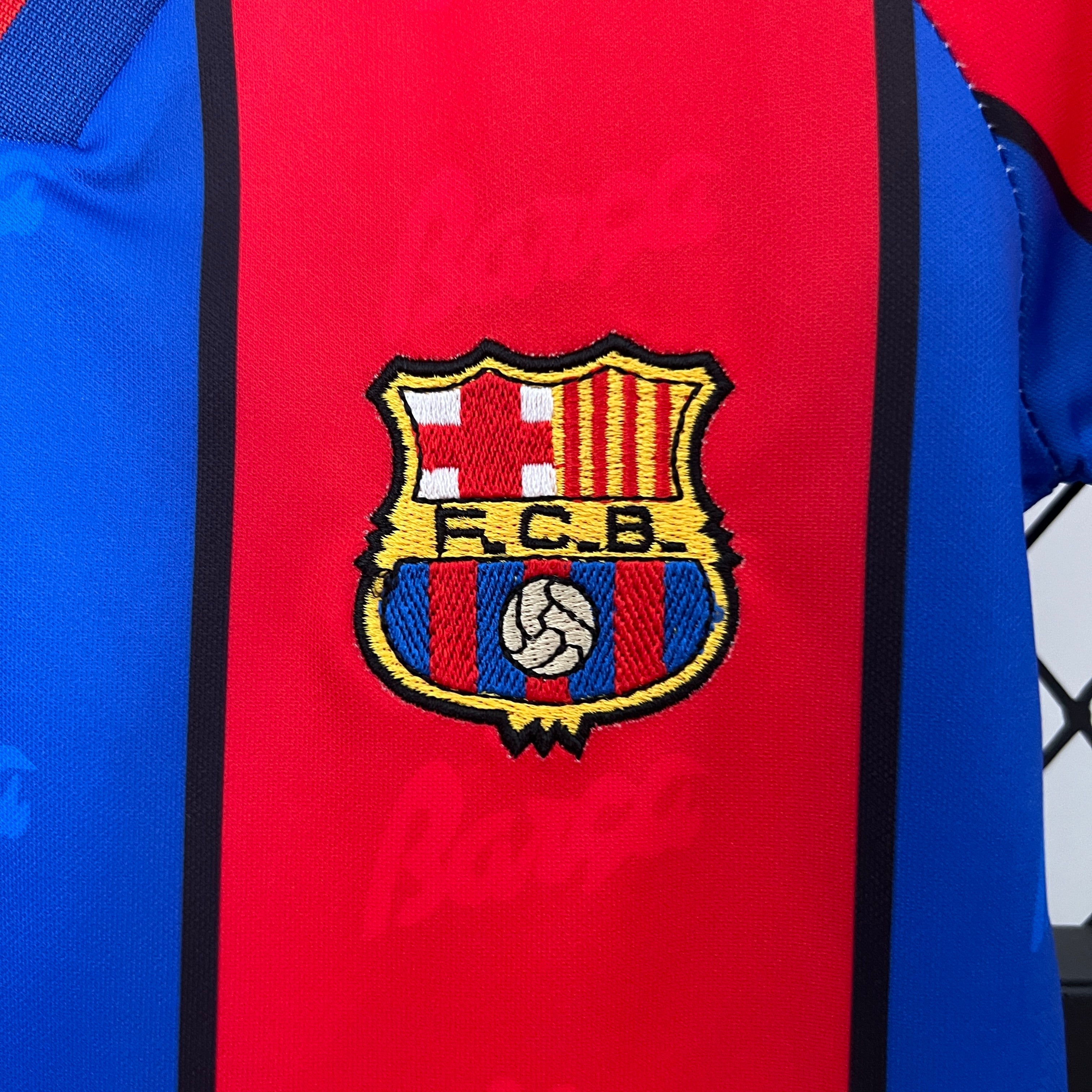 1996/1997 Barcelona Kids Home Jersey