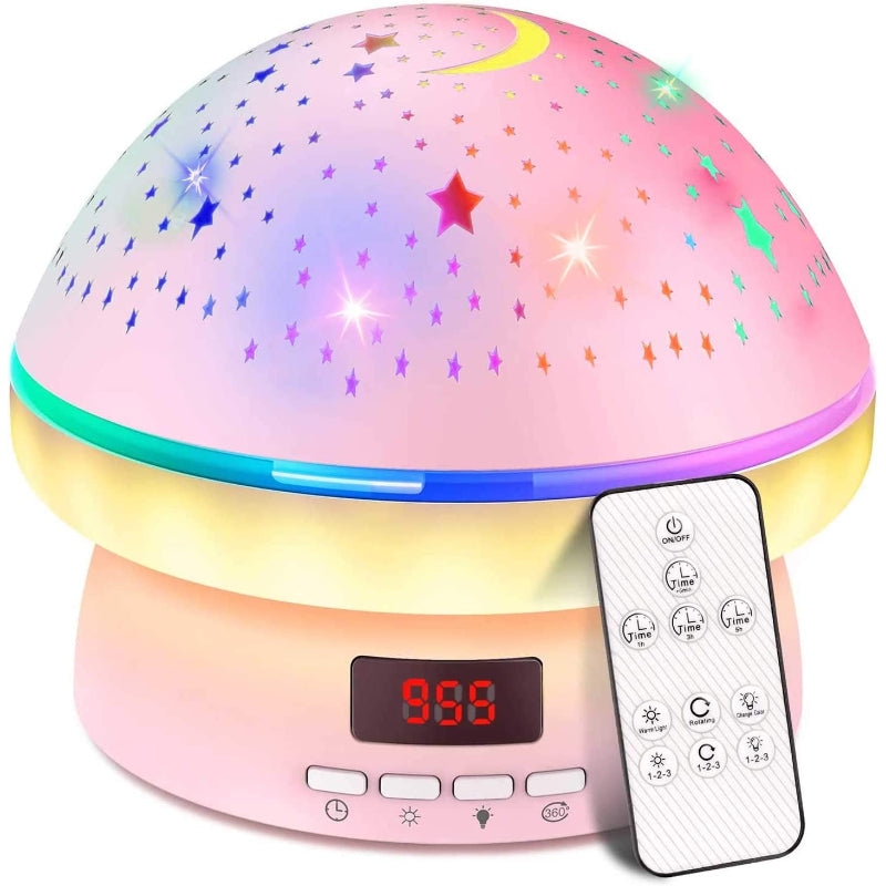 Glowlight – Magical Star Projector With Timer & 16 Colors For Relaxing Nights