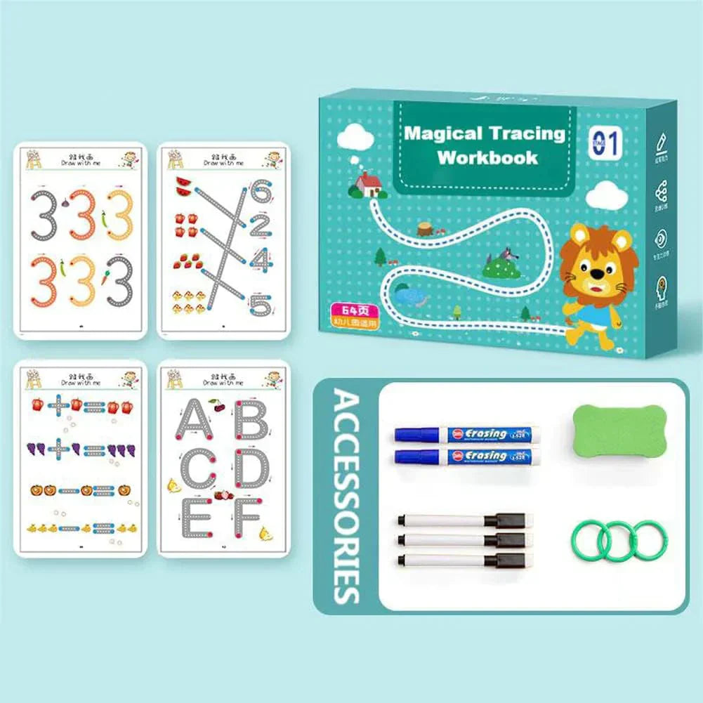 Inkyplay Learning Pad – Reusable Writing Pad For Creative Learning Without Screen Time