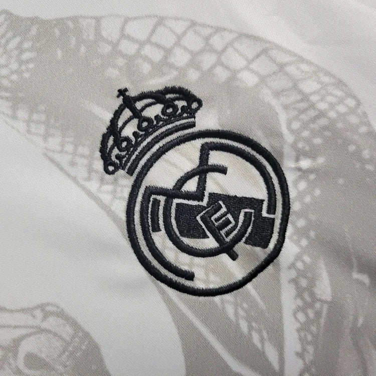 2024-2025 Real Madrid Dragon Special Edition Shirt - White