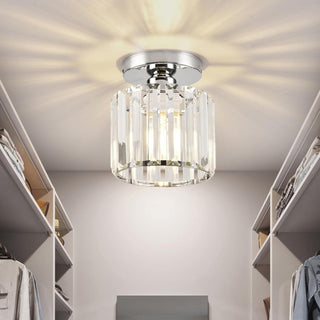 Minimalist Black Flush Mount Ceiling Light for Hallways & Small Spaces