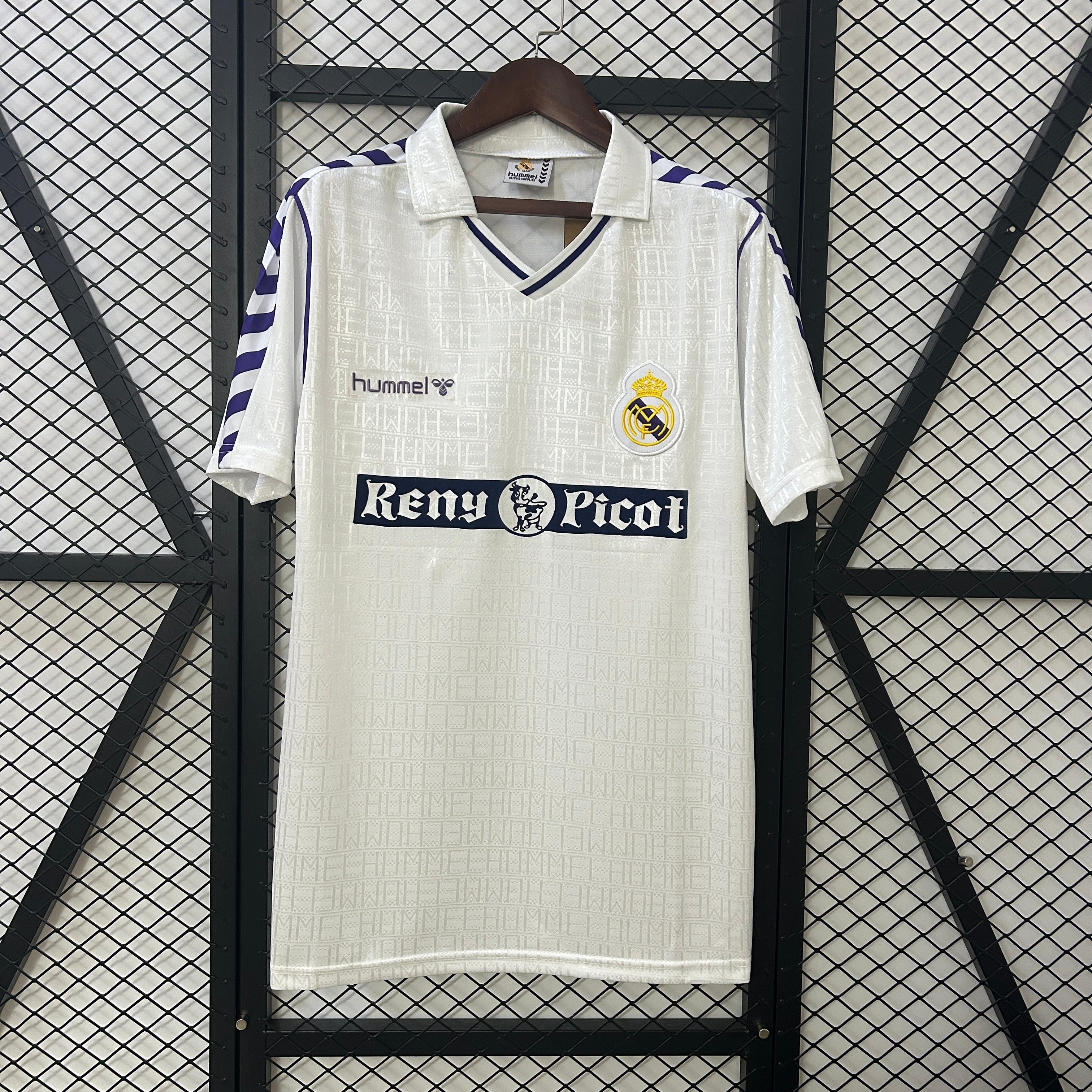 1989/1990 Real Madrid Home Jersey