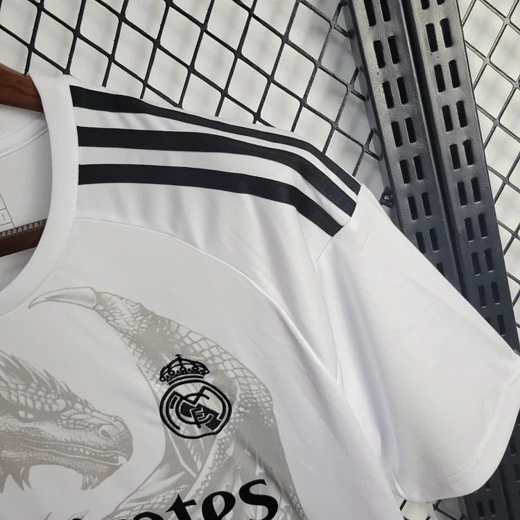 2024/25 Real Madrid Jersey - Dragon Special Edition White