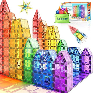 Magnamonti Tegels – Montessori Magnetische Bouwtegels – Creatief Leren En Bouwplezier