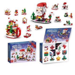 Buildblocks Holiday: Calendario de Adviento con bloques de construcción para una Navidad creativa y alegre