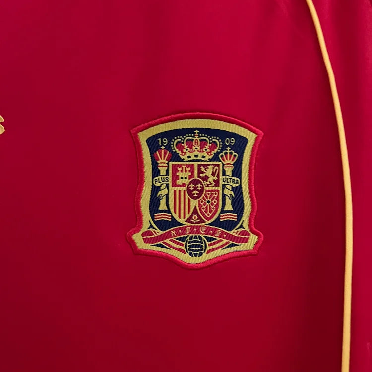 2008 Spain Euro Retro Home Shirt
