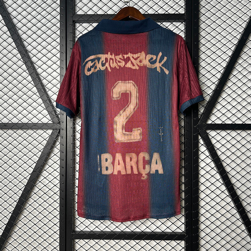 2025 FC Barcelona Travis Skeleton Jersey - Player Version