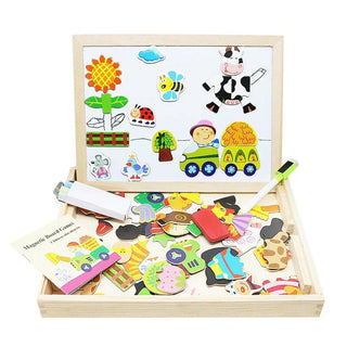 Toydraw Duo – Double-Sided Magnetic And Chalk Drawing Board For Kids – Creative Learning And Play