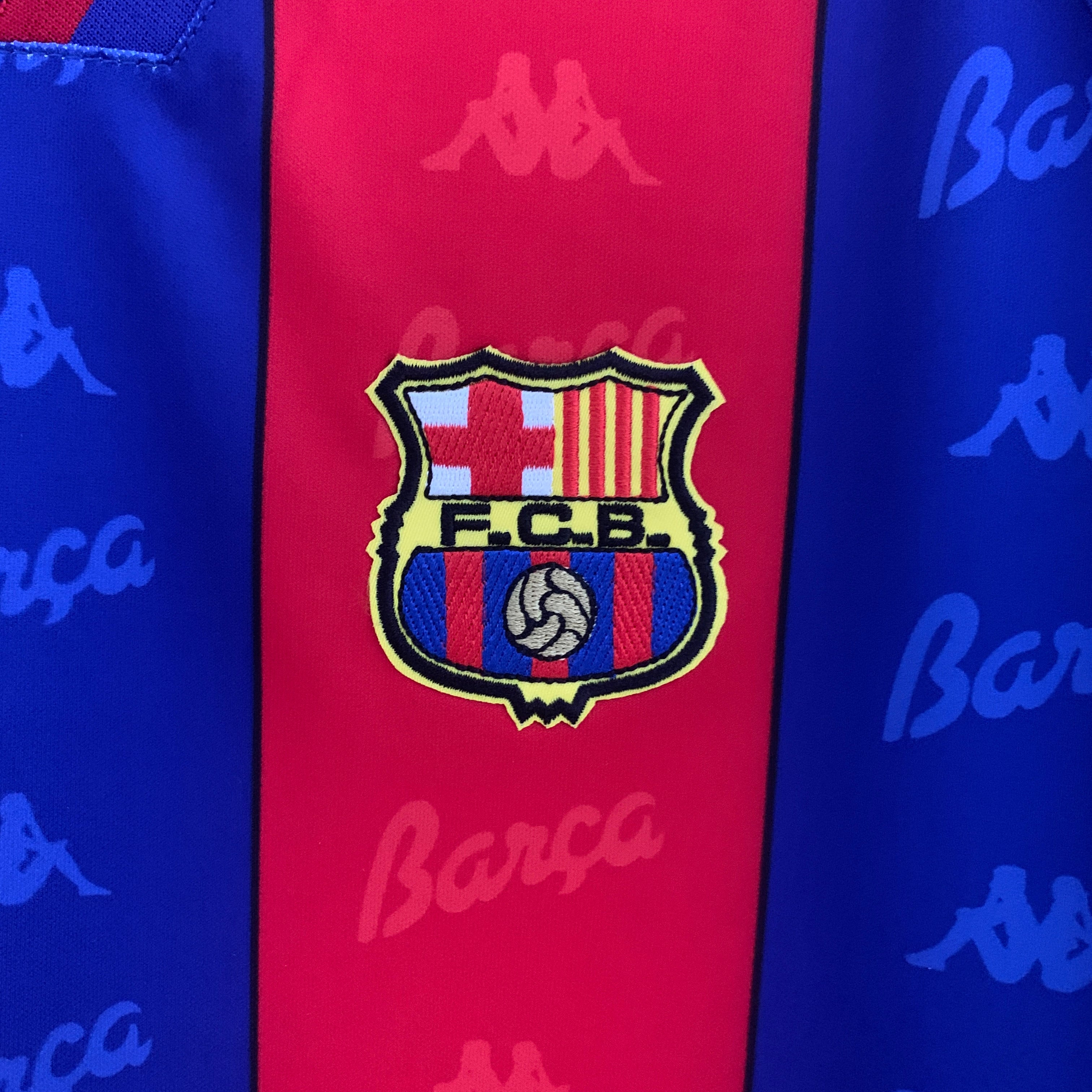 1996/1997 Barcelona Home Long Sleeve Jersey