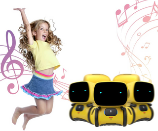 Groovebot Mini: Robot interactivo para niños que baila y canta. Comandos de voz y grabación de sonido.