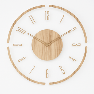 Nordische Wanduhr aus Holz – Zeitloser Minimalismus 