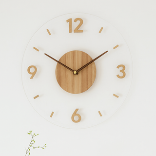 Nordische Wanduhr aus Holz – Zeitloser Minimalismus 
