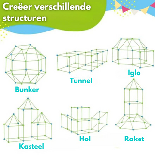 Imagifort Builder – Kreatives Indoor-Fort-Bauset für Kinder